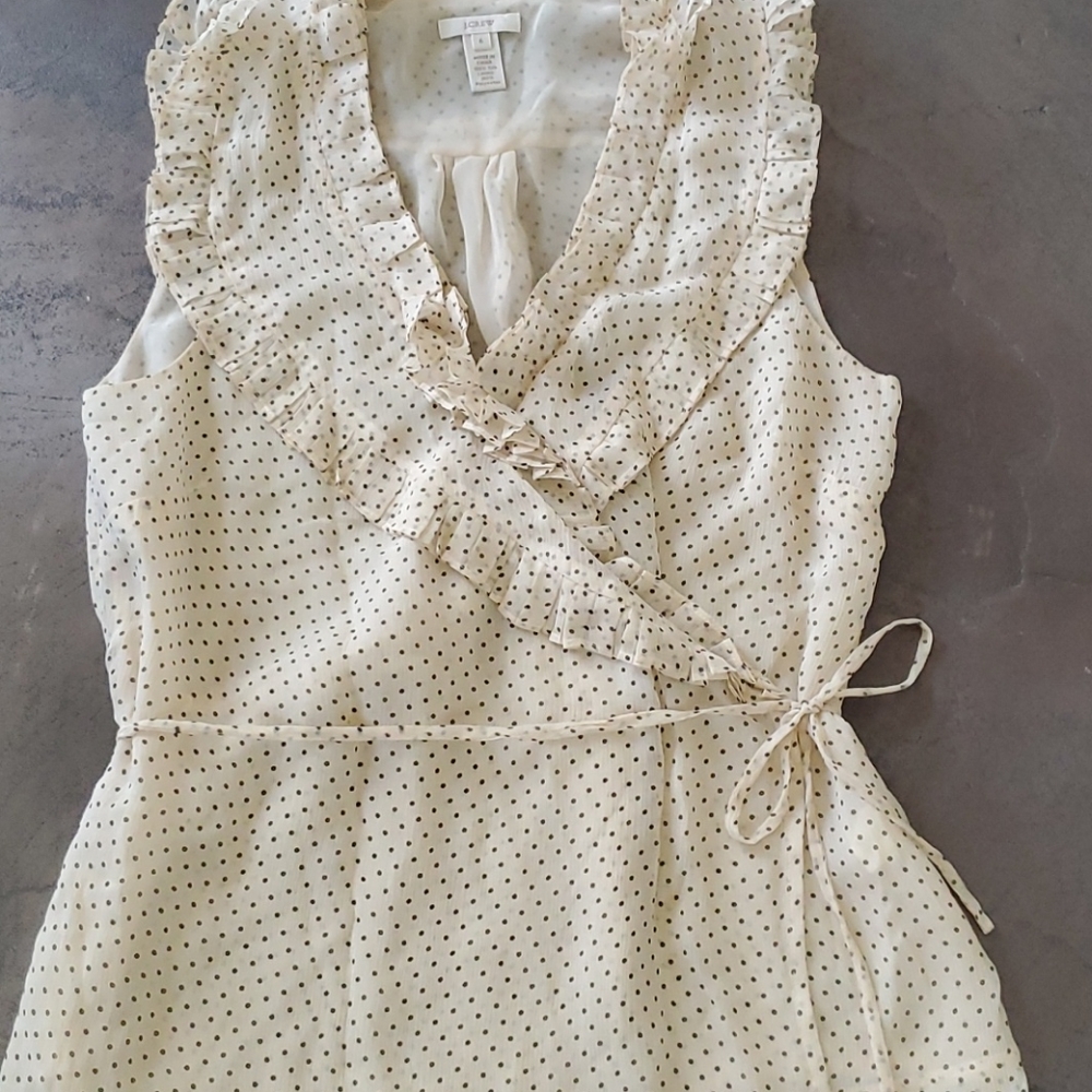 J.CREW Polka-dot Blouse